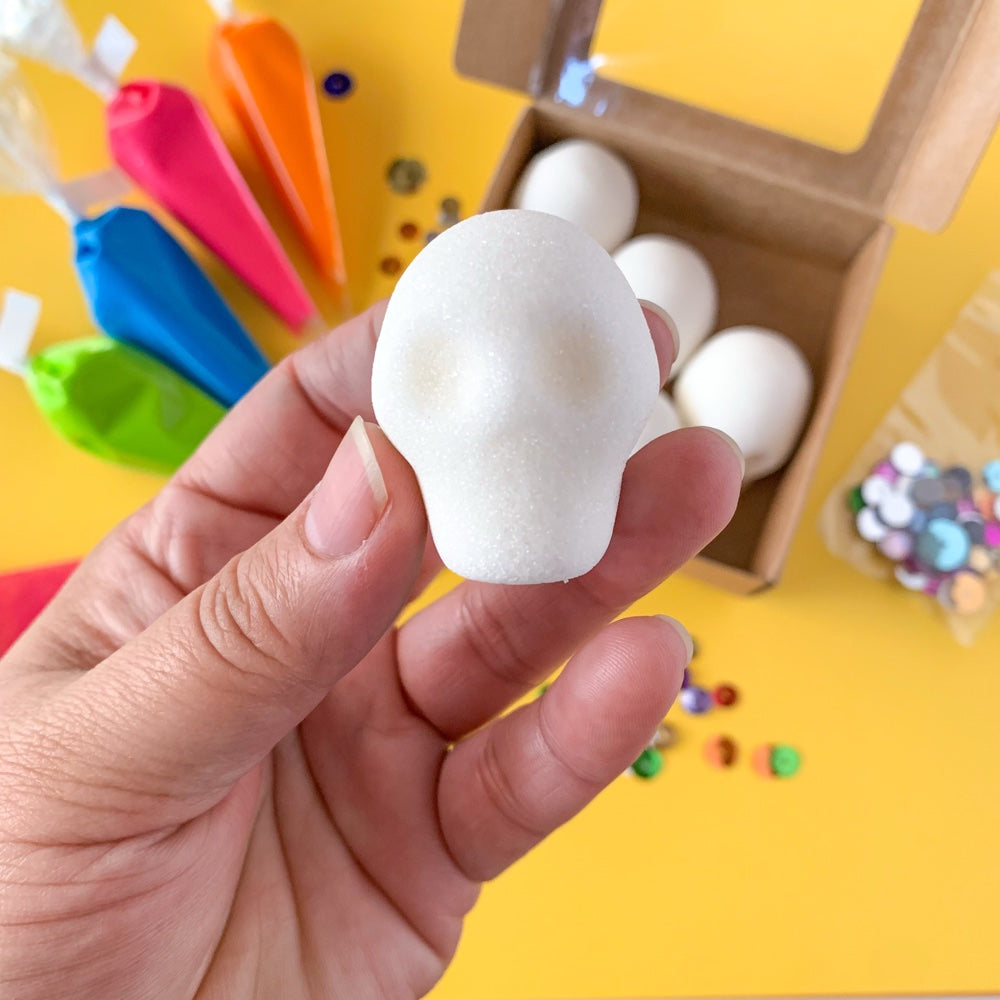 Mini 3D Sugar Skull Kit | Set of 6