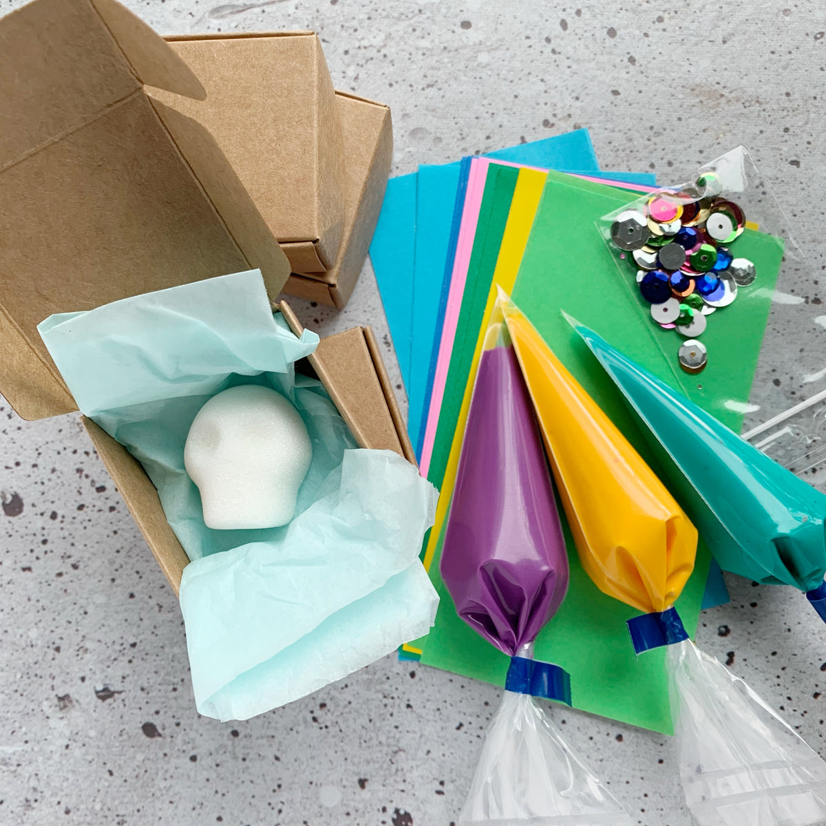 Set of 4 Mini Nicho Decorating Kits with Accessories