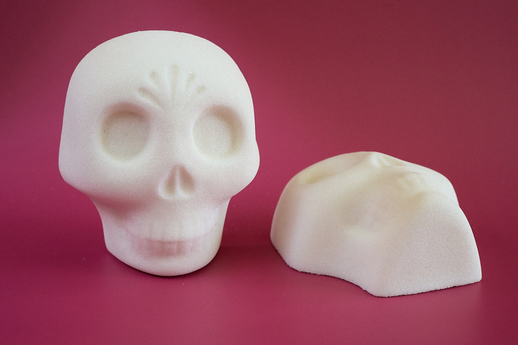 Large Flat Back Big Eyes Sugar Skulls Set of 2