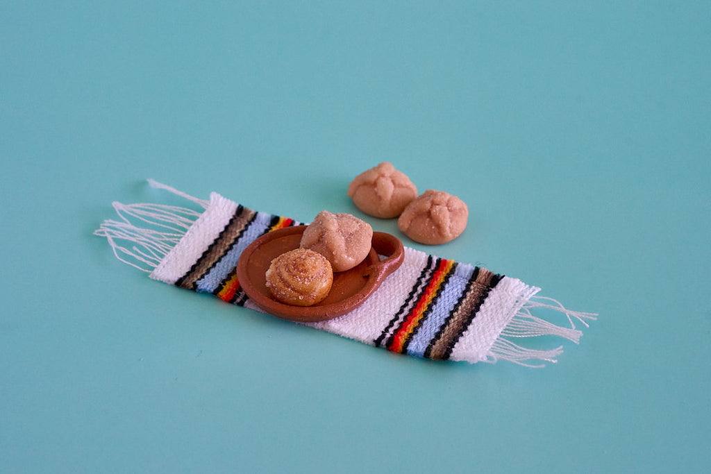 Mini Pan de Muerto Plastic Food