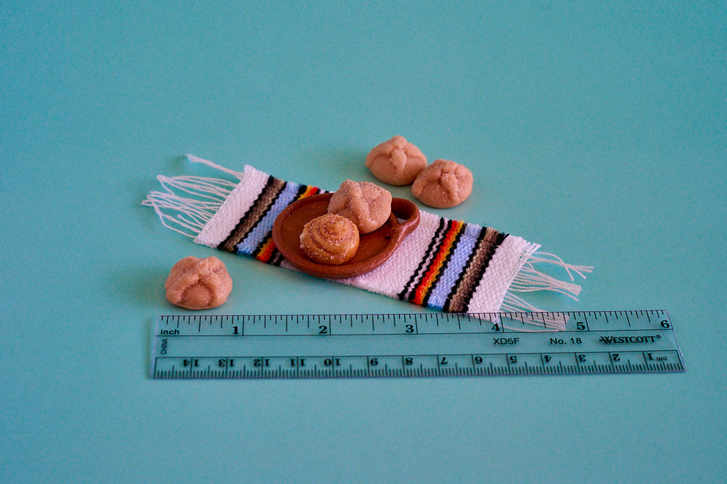 Mini Pan de Muerto Plastic Food