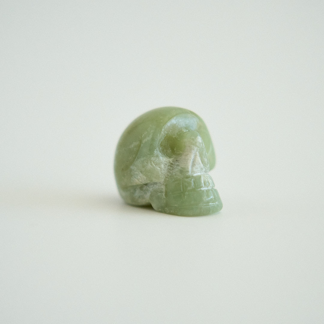 Miniature Carved Stone Skulls