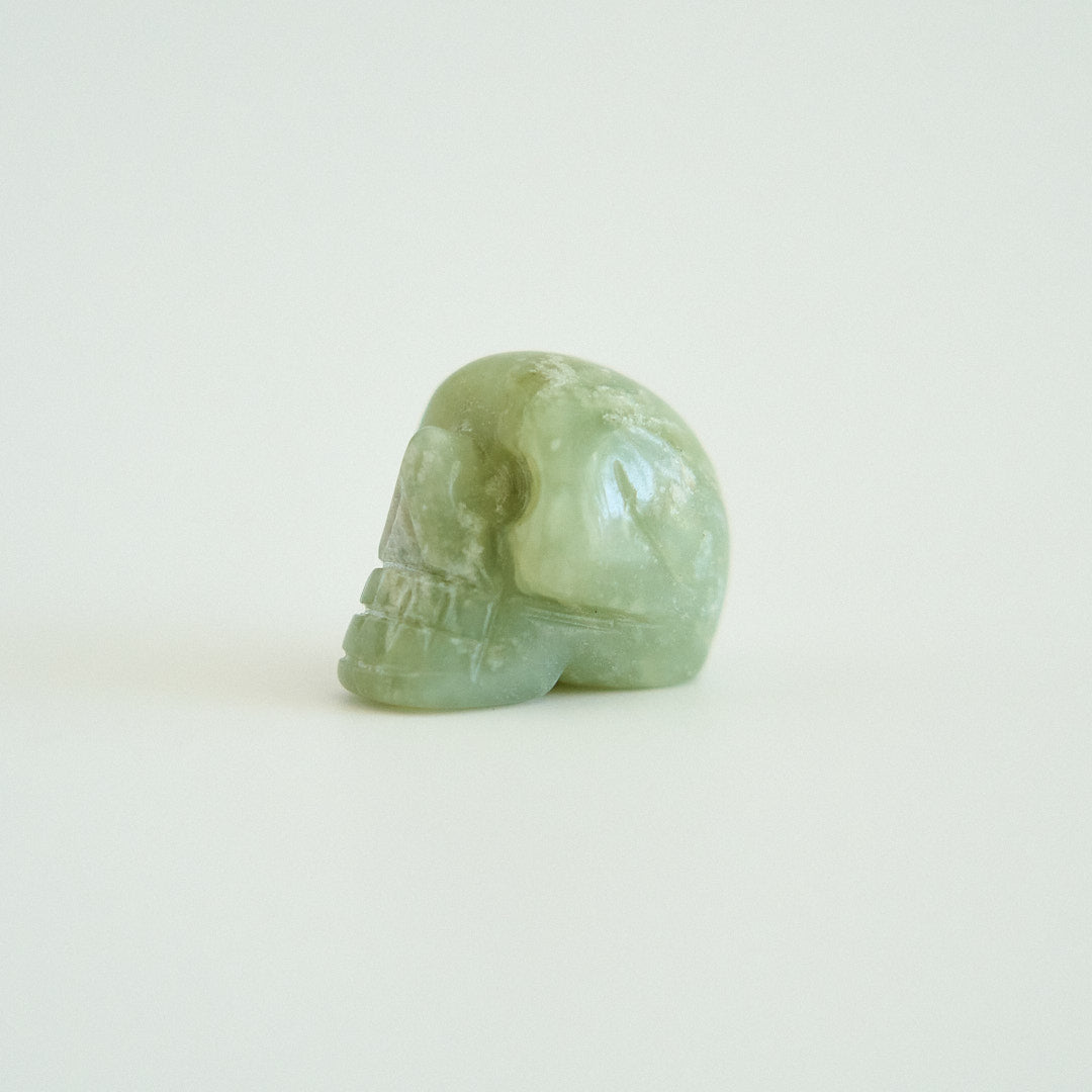 Miniature Carved Stone Skulls