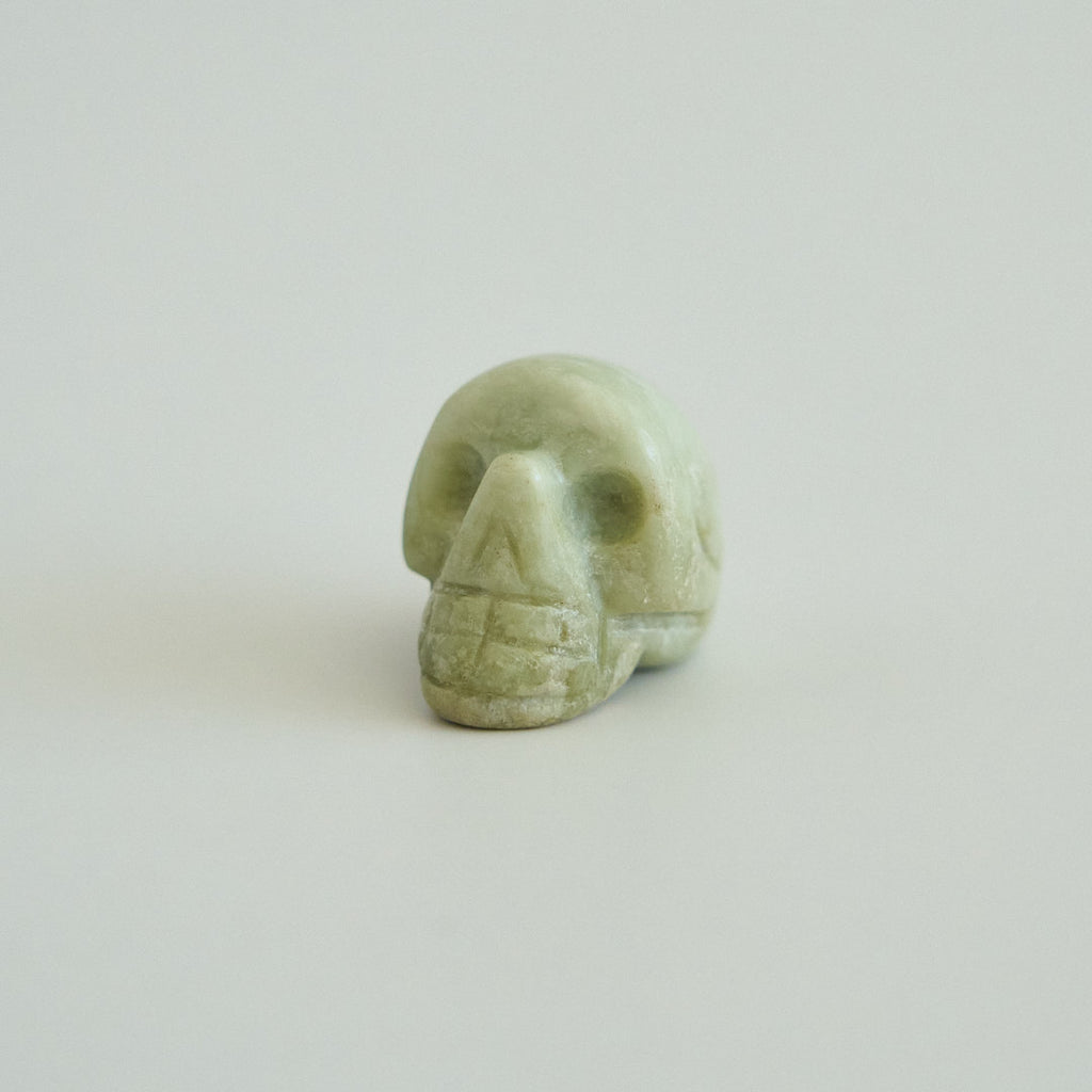 Miniature Carved Stone Skulls