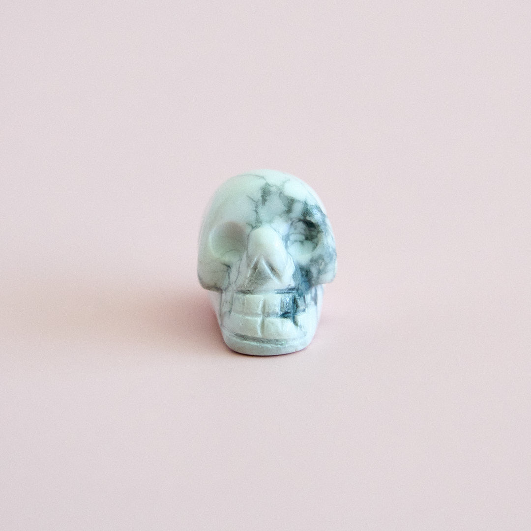 Miniature Carved Stone Skulls