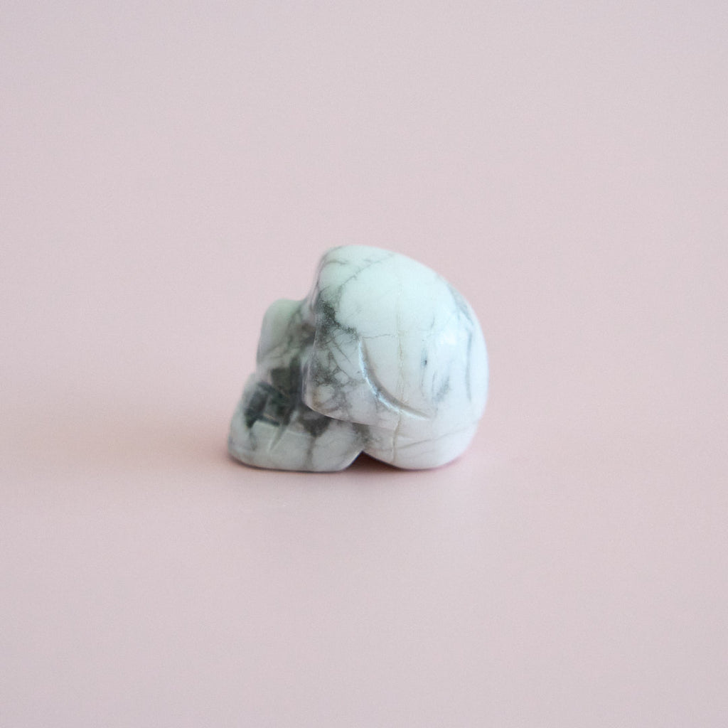 Miniature Carved Stone Skulls