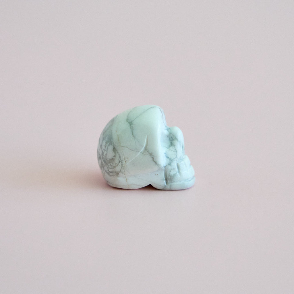 Miniature Carved Stone Skulls