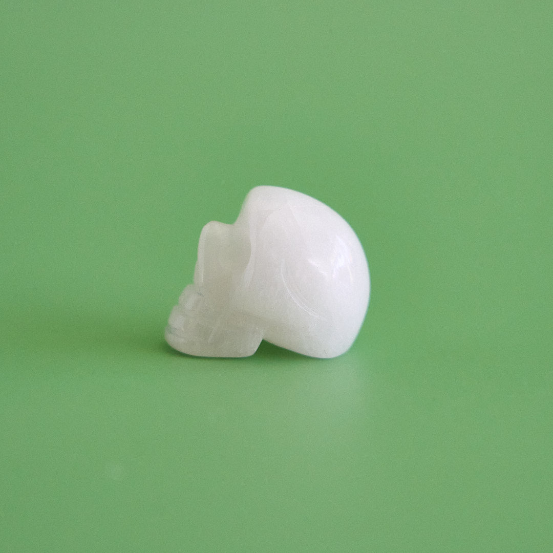 Miniature Carved Stone Skulls