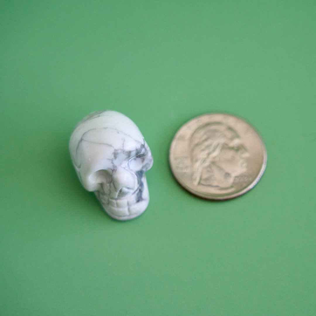 Miniature Carved Stone Skulls