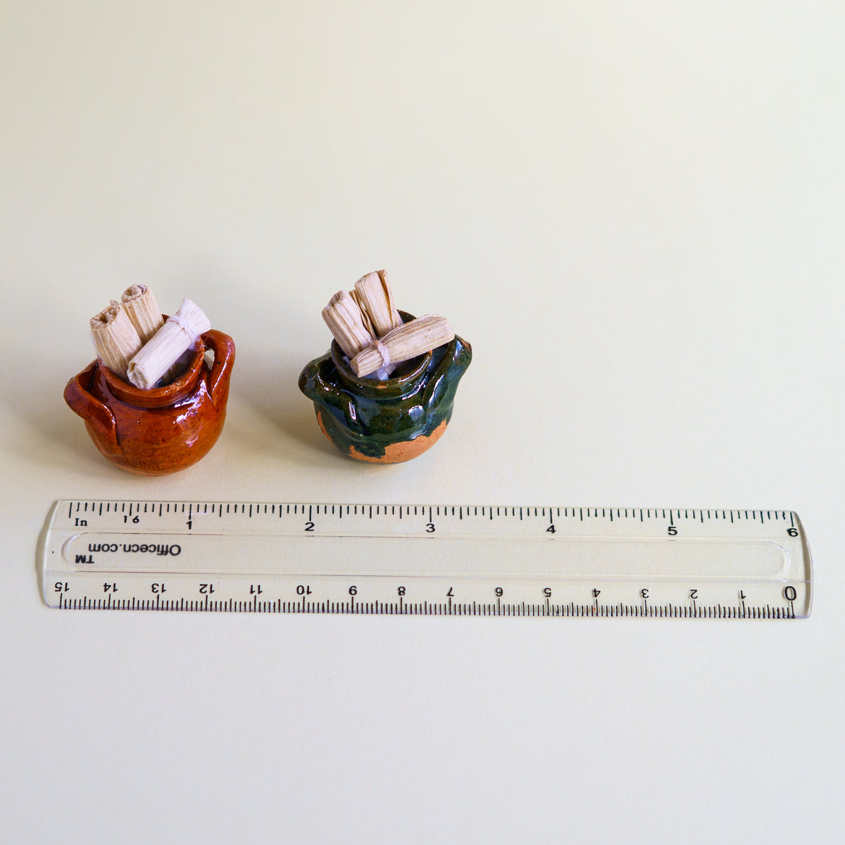 Miniature Tamales in Clay Pot