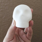 Set of 2 Small 3D Blank Sugar Skulls