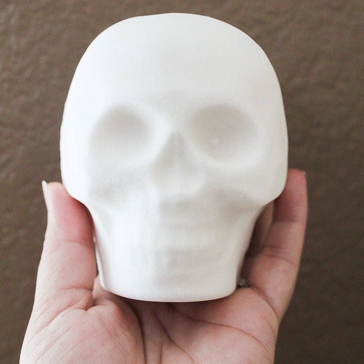 Large 3D Blank Sugar Skull