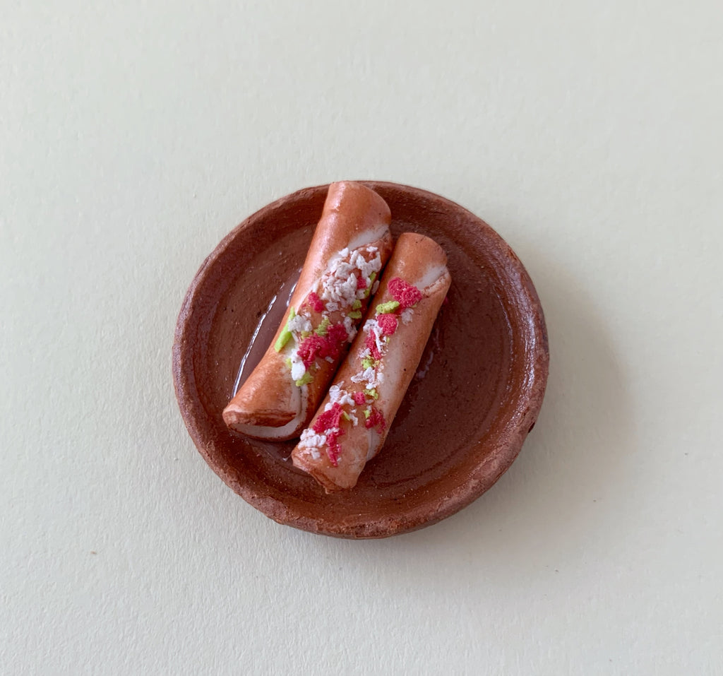 Miniature Taquitos Plate